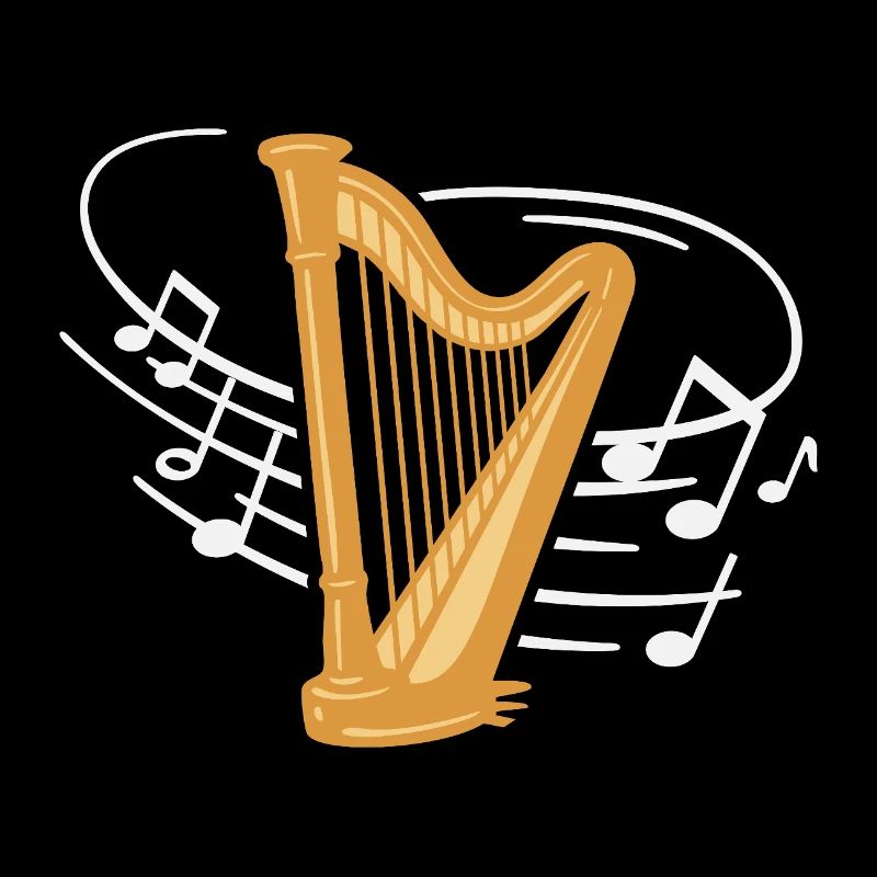 Harpe Partition Harpiste Harpiste Orchestre