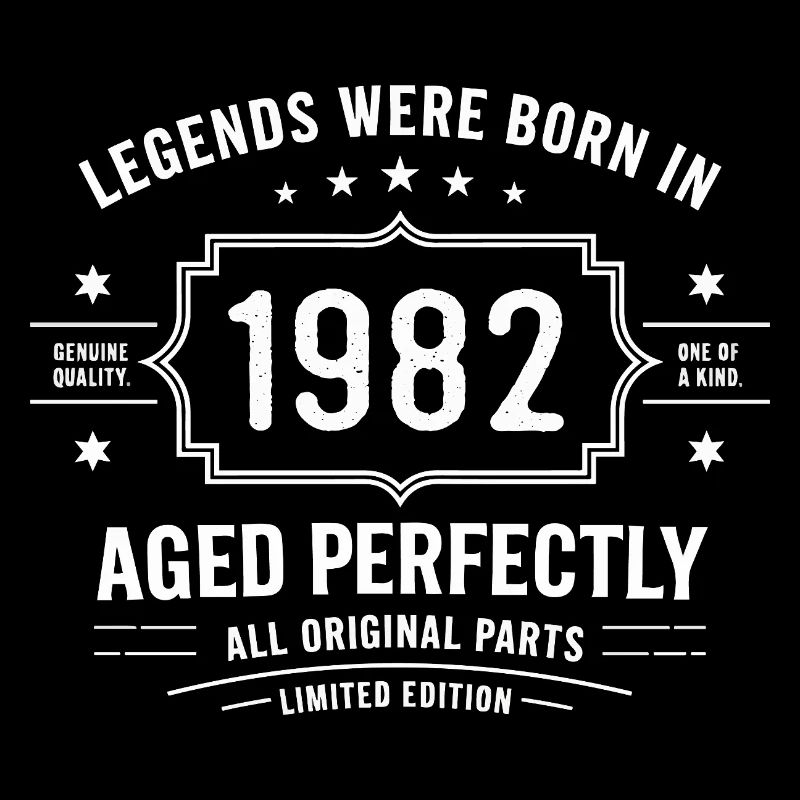 Vintage original 1982 | Cadeau d’anniversaire 1982