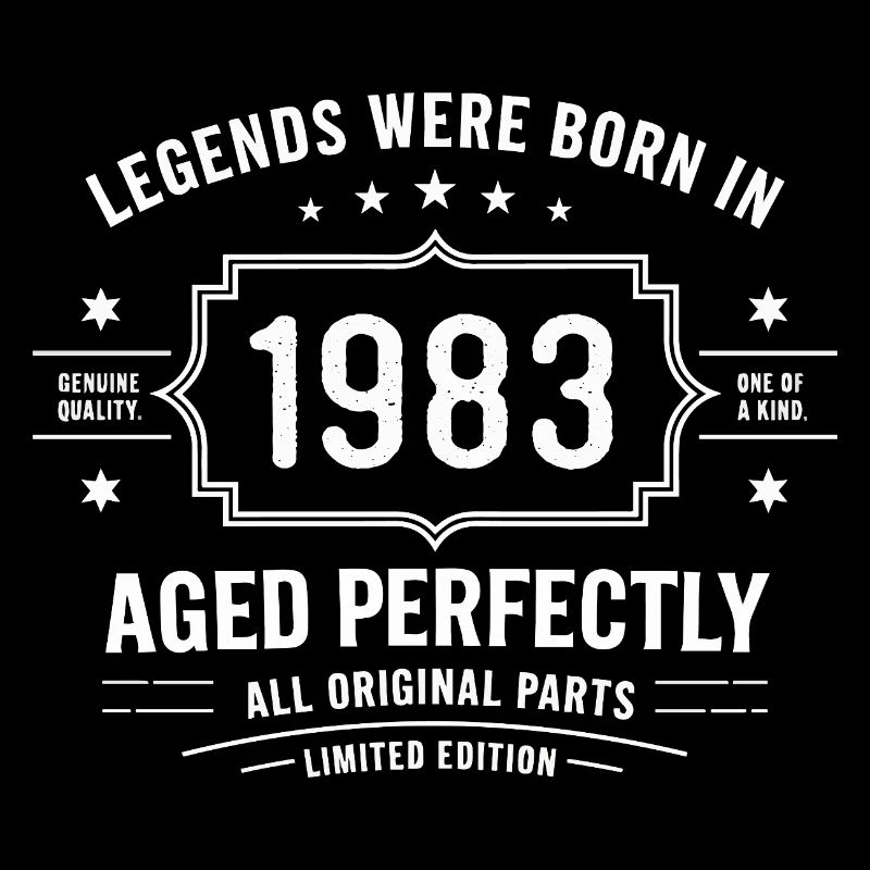 Original 1983 Vintage | Geburtstagsgeschenk 1983