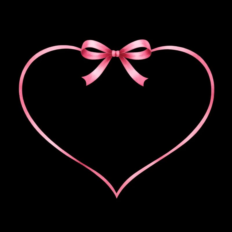 Heart bow customizable