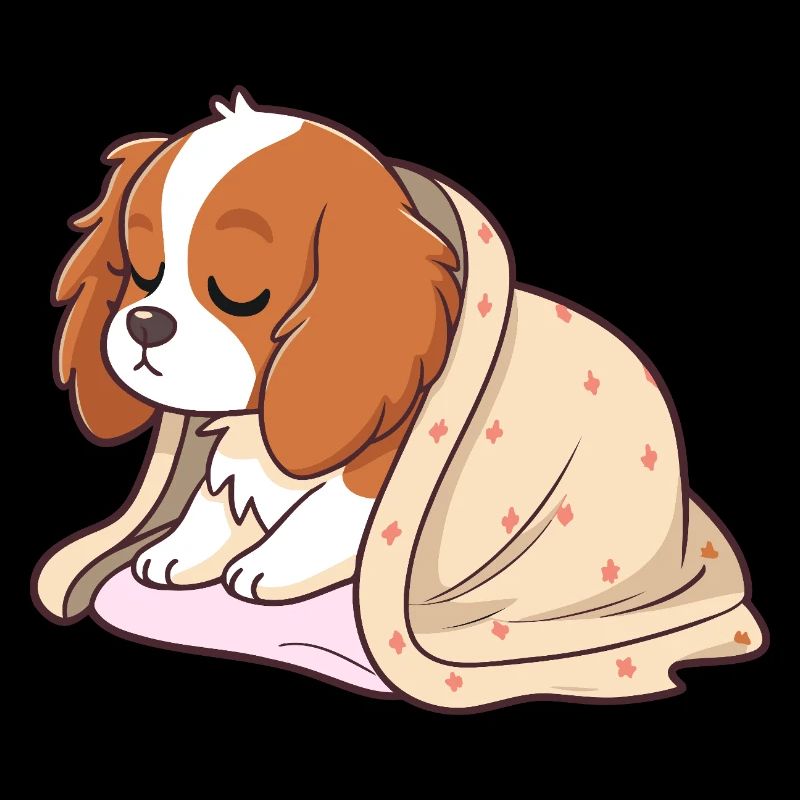 Sleeper puppy under cover