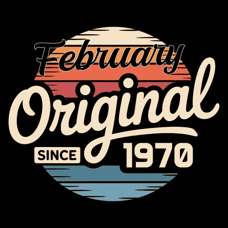 Februar 1970 Geburtstagsgeschenk Februar 1970