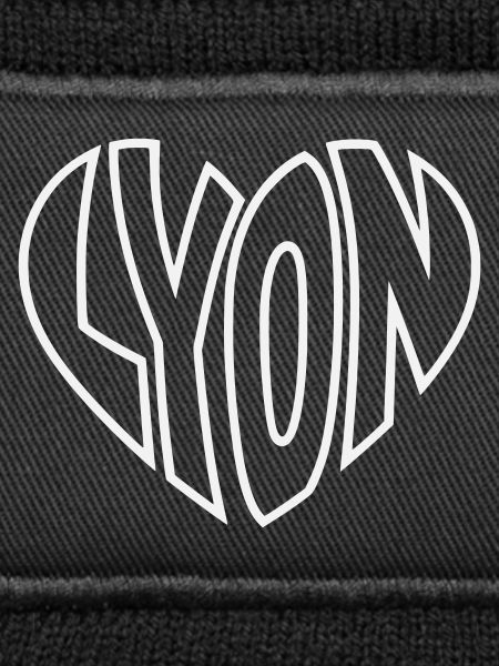 Lyon Herzlogo Linienkunst