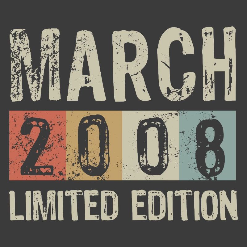 Édition limitée cadeau d’anniversaire de mars 2008