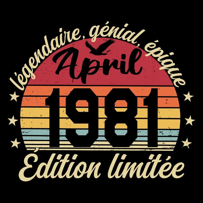 1981 avril Anniversaire avril 1981