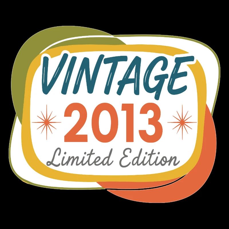 Vintage 2013 Anniversaire Rétro Limité