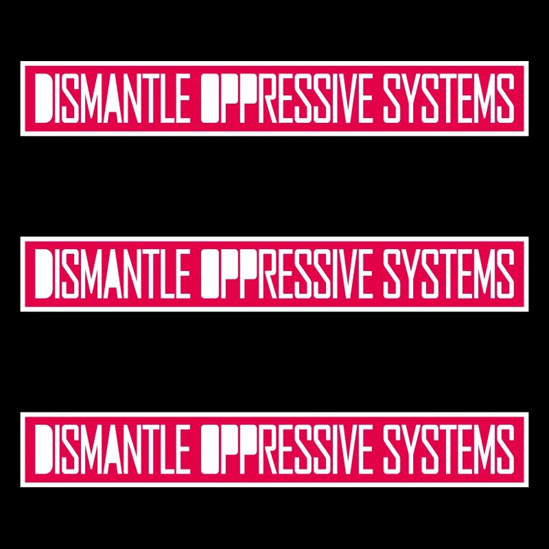 Dismantle Oppressive Systems Activism Statement