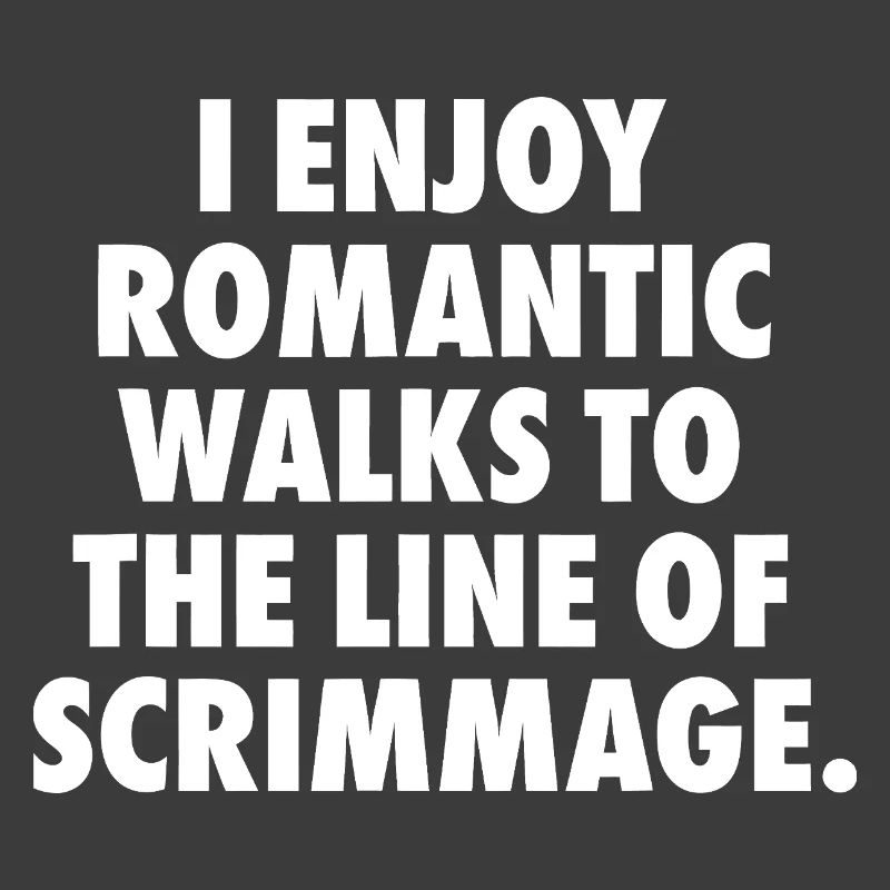 Romantic Scrimmage Line Tee