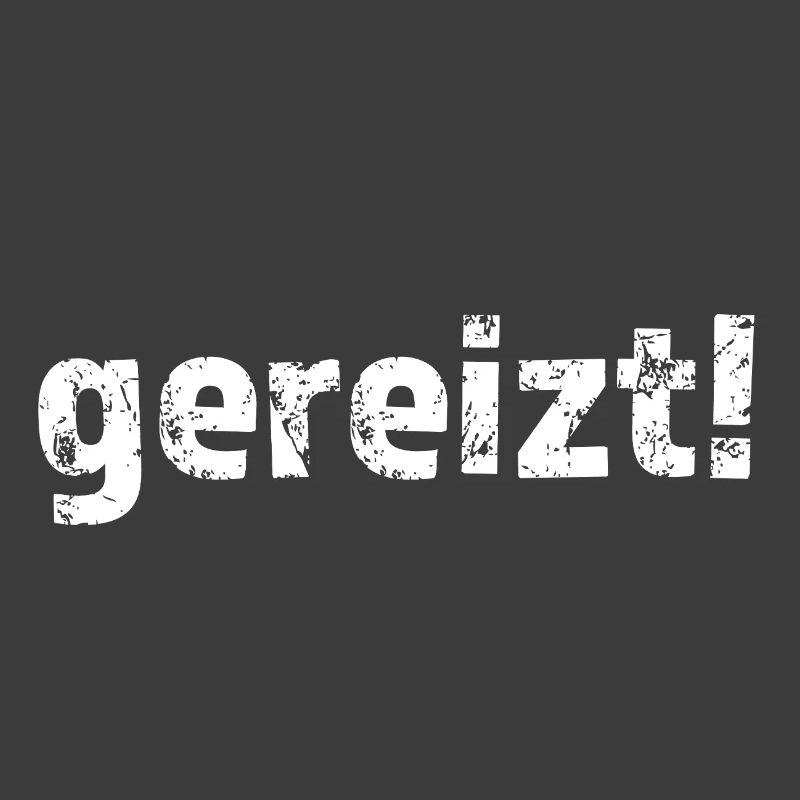 Irritable! Statement Angry