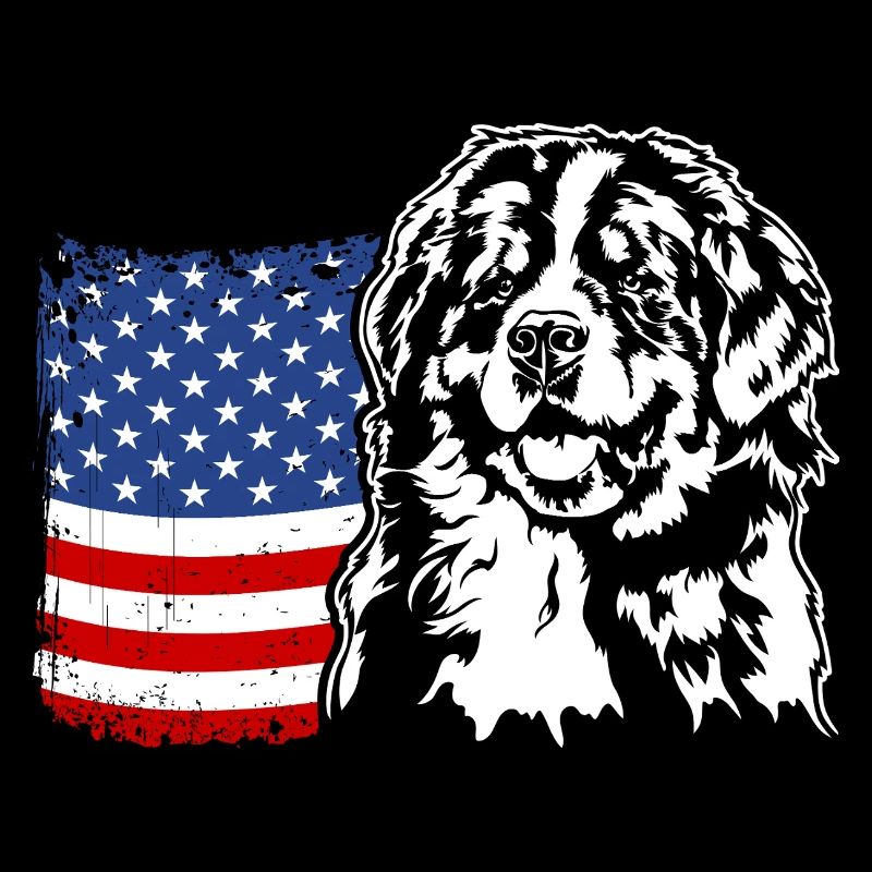 Bouvier Bernois US Amérique Drapeau Chiens Wilsigns