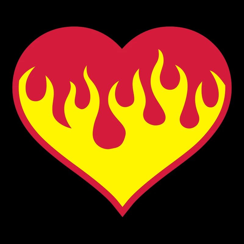 Flammendes Herz