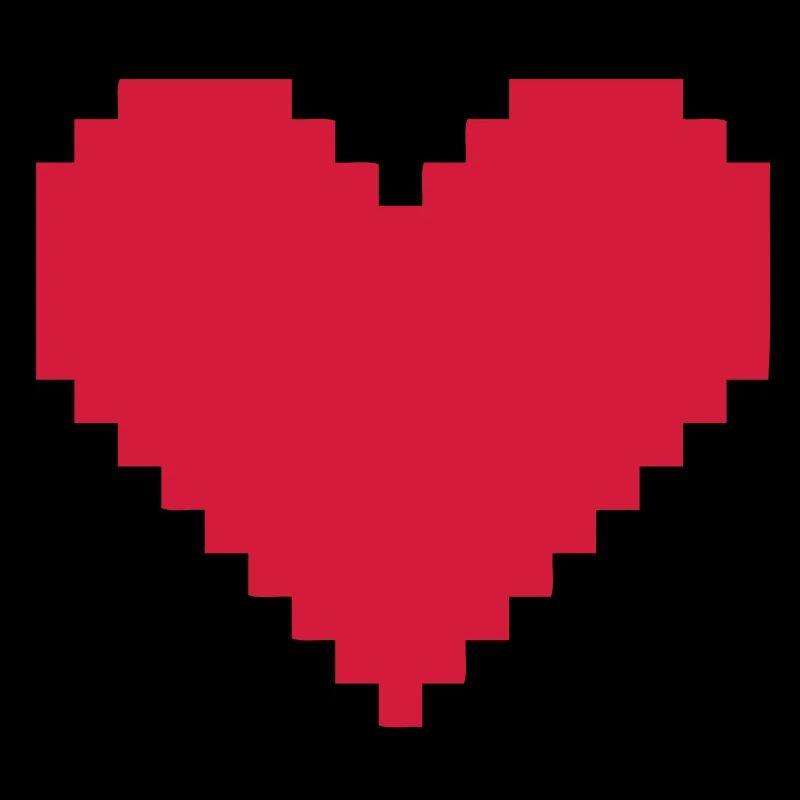 Herz aus Pixel