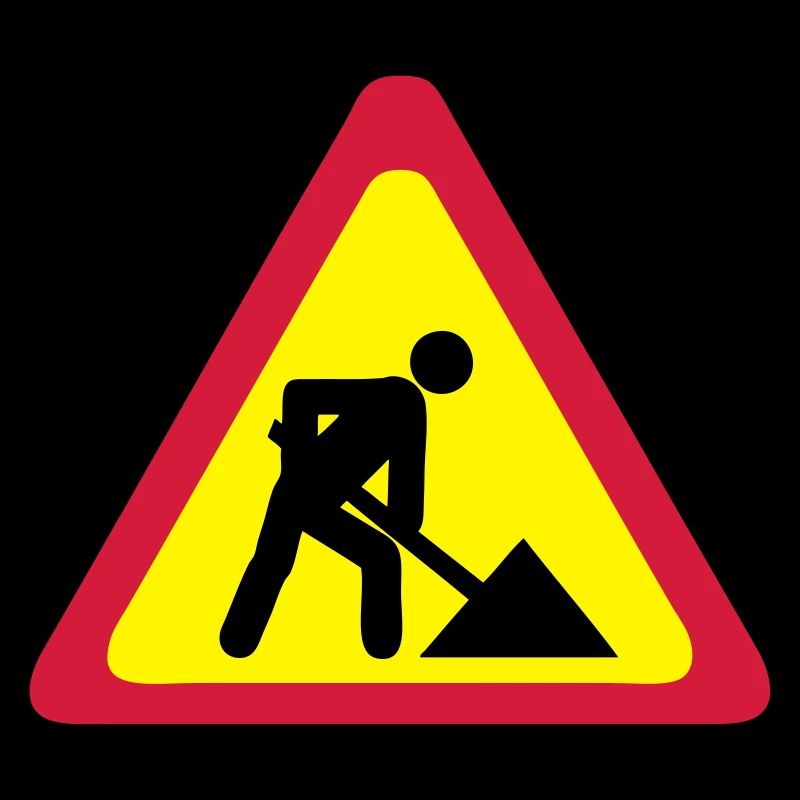 sign construction site works 2303