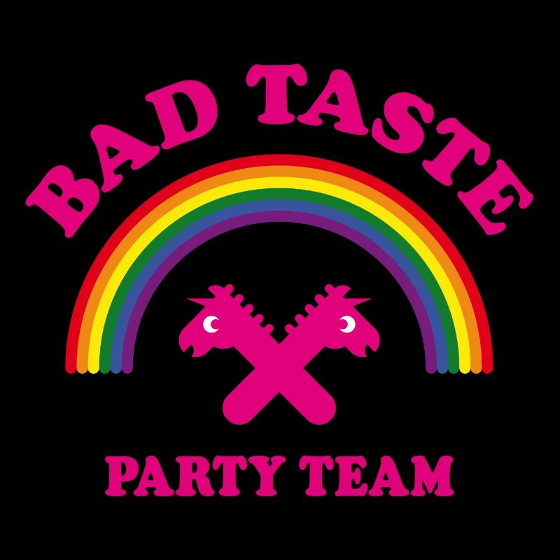 Bad Taste Party Team (Einhorn, Regenbogen, Cooper)