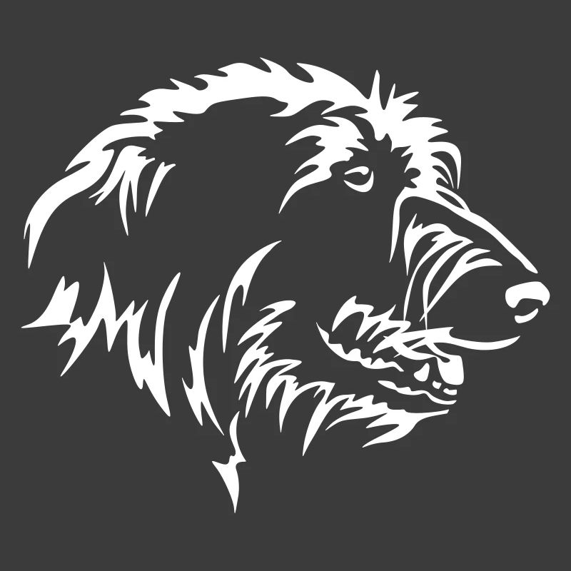 Irish Wolfhound Head "Black Edition"