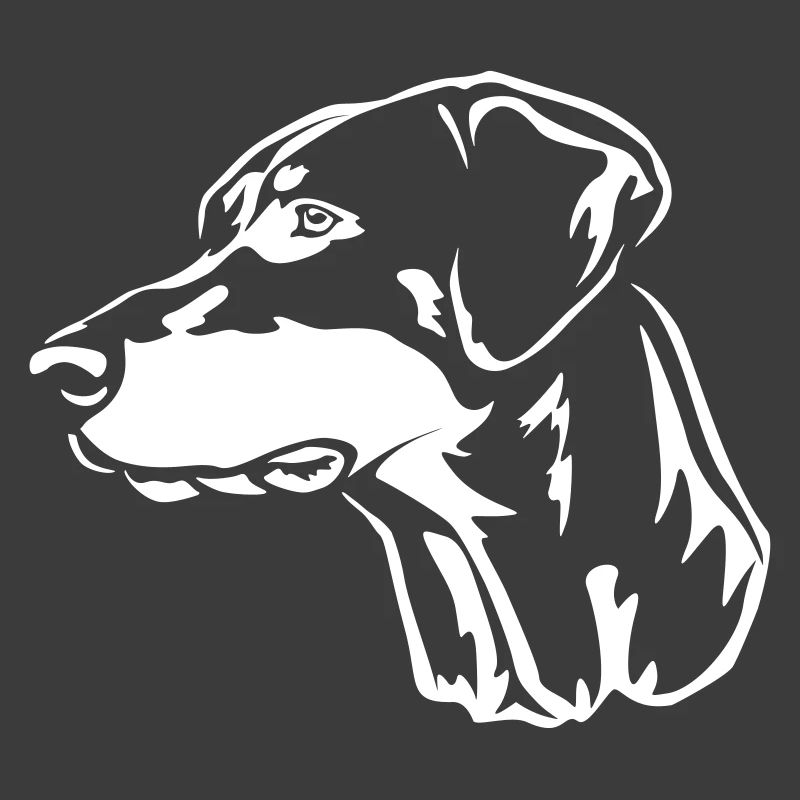 Doberman Head "Black Edition"