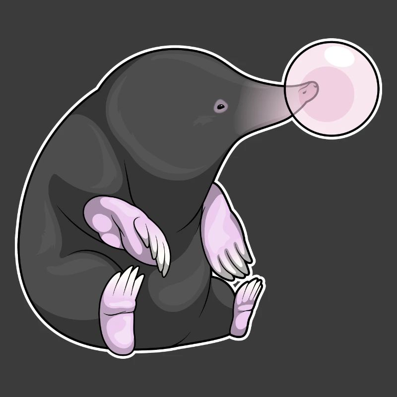 Mole chewing gum