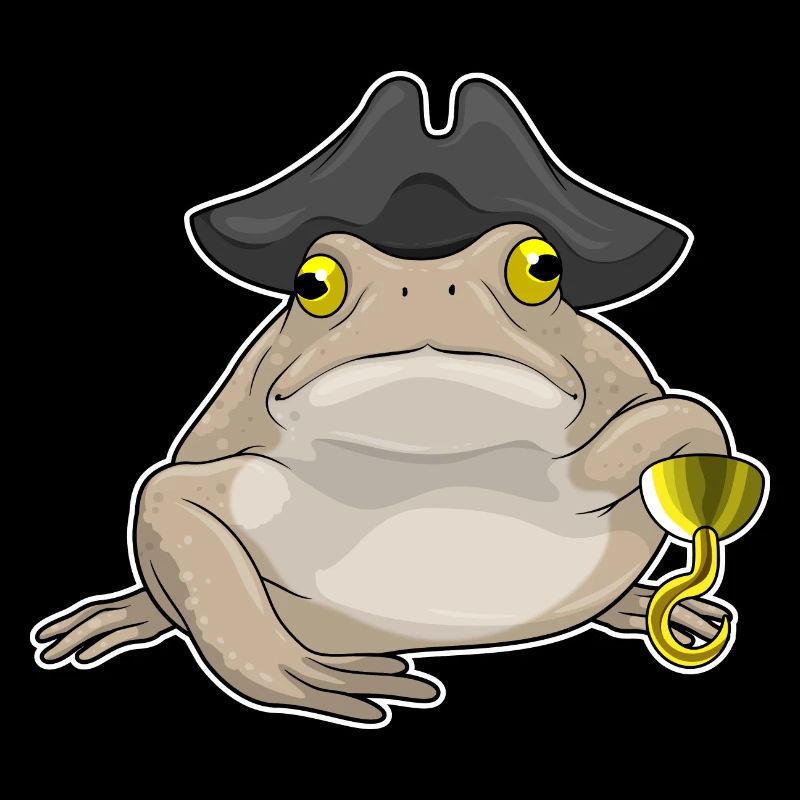 Frog Pirate Pirate Hat