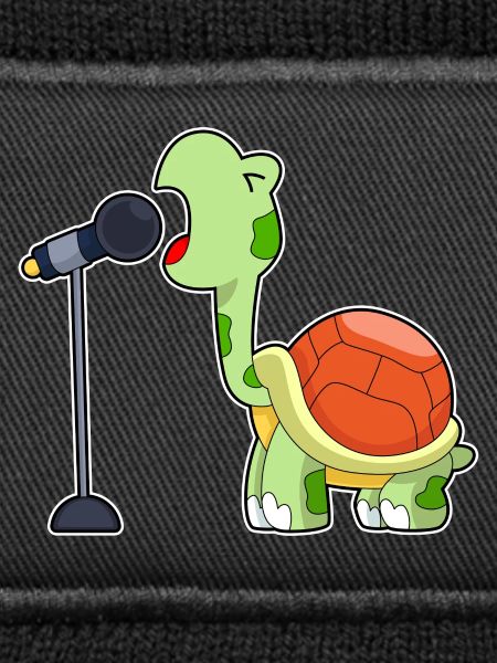Turtle Singer Microphone Singing