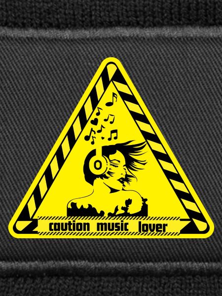 Warnschild für Musikliebhaber