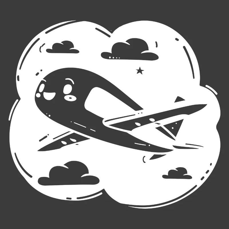 Propeller Plane Drawing