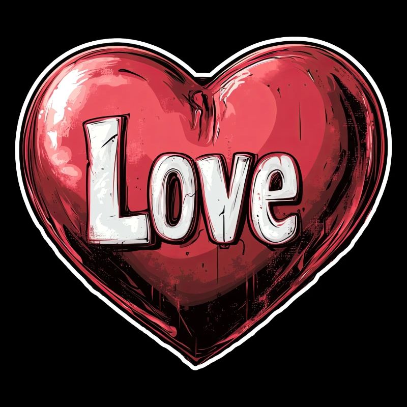 Herz der Liebe Illustration