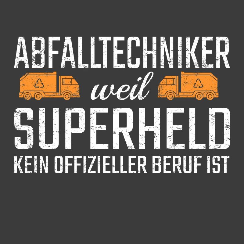 Abfalltechniker Superheld