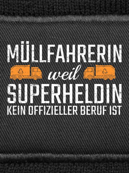 Müllfahrerin Superheldin
