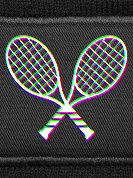 Tennis Glitch effekt racket