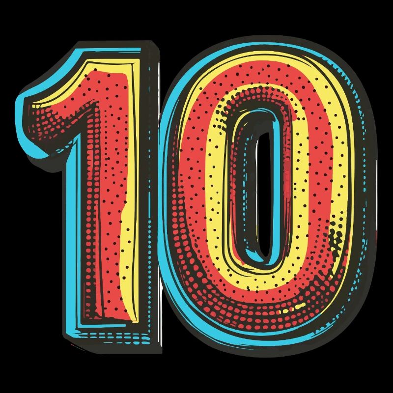 Bande dessinée à 10 chiffres