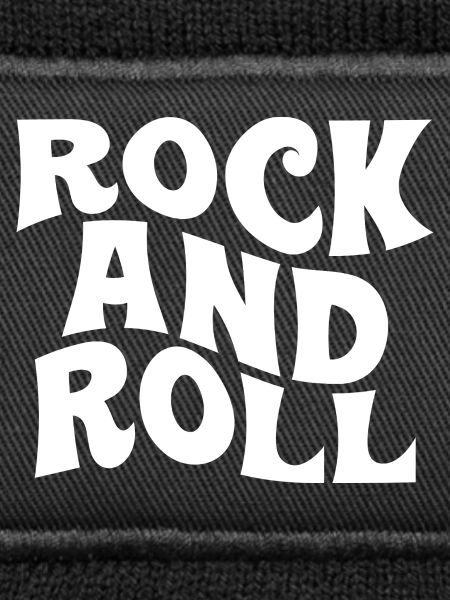 Mutiges Rock'n'Roll-Typografie-Design