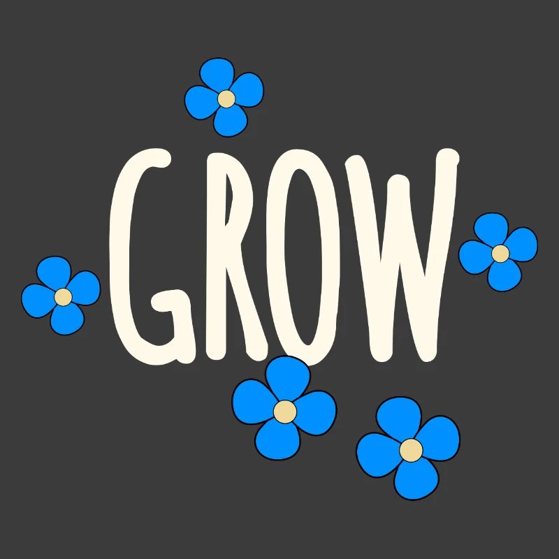 Blumenmuster Grow