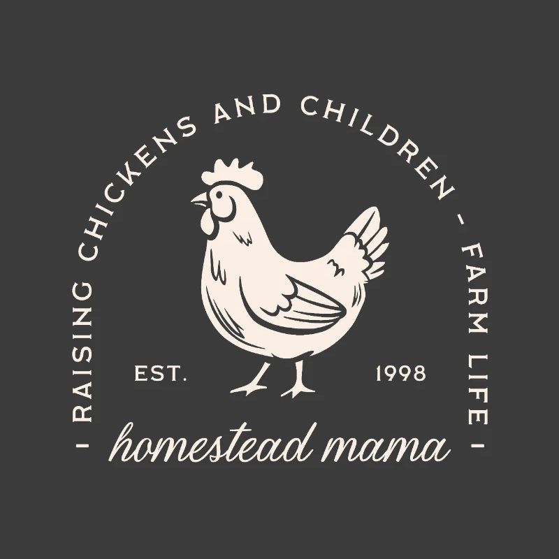 Gehöft Mutter Mutter lustiges Huhn Bauernhof Tier