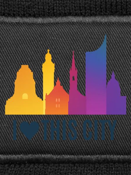 Herzstadt Skyline Gradient
