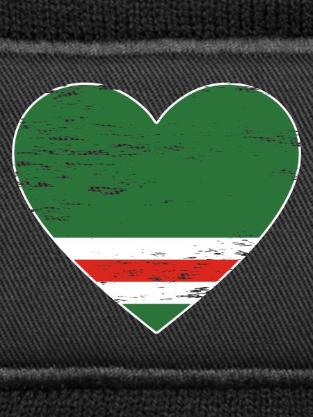 Tschetschenien Flagge Herz used