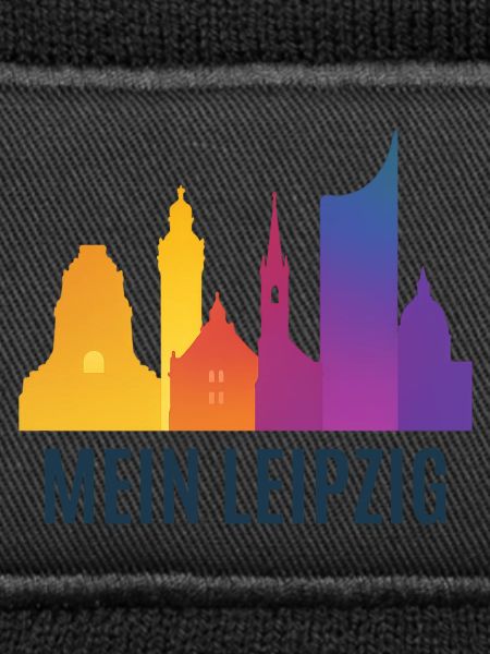Leipzig Farbverlauf Skyline