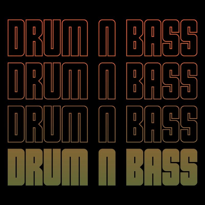 Drum N Bass Gradient Grid