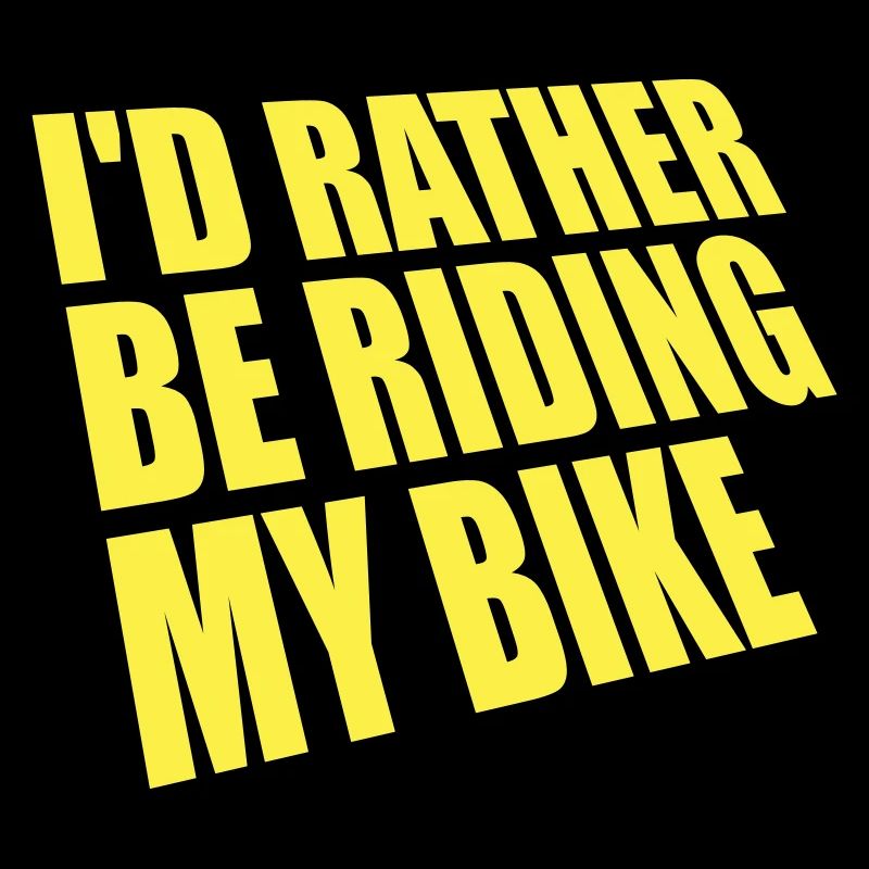 Cyclisme Je préfère rouler sur mon vélo jaune