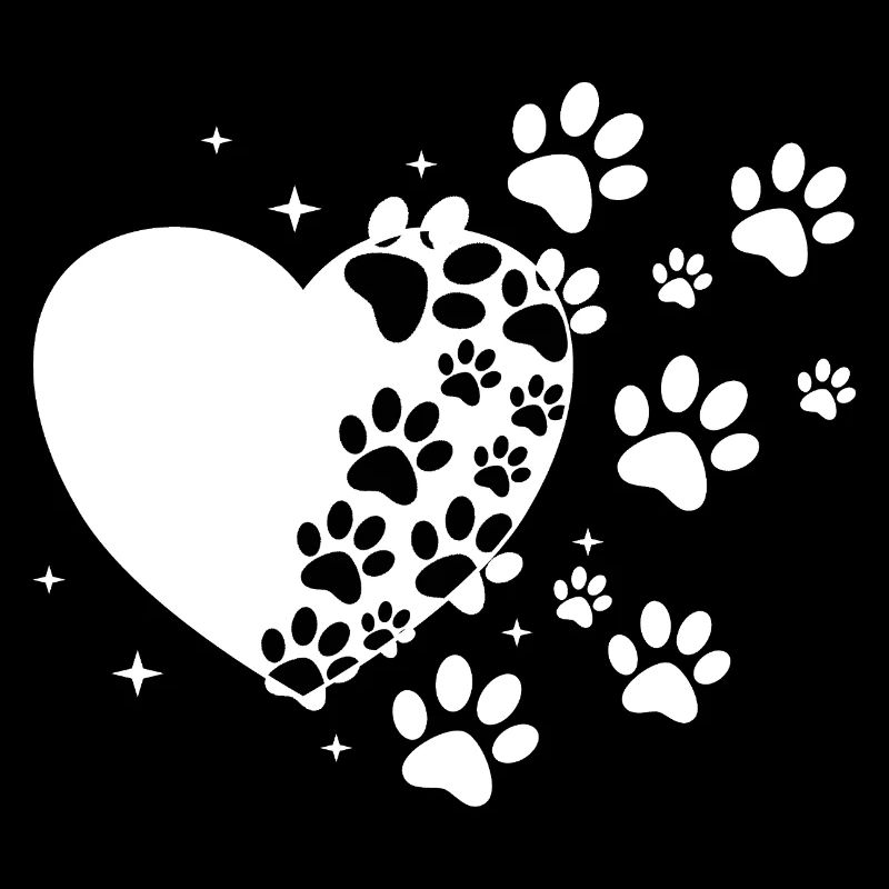 Pawprint Heart Stardust