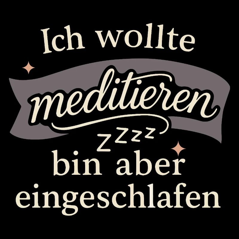 Ich wollte meditieren, bin aber eingeschlafen