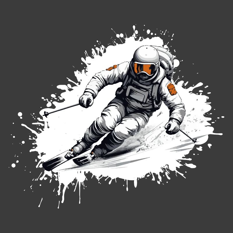Astronaut Ski Skiing
