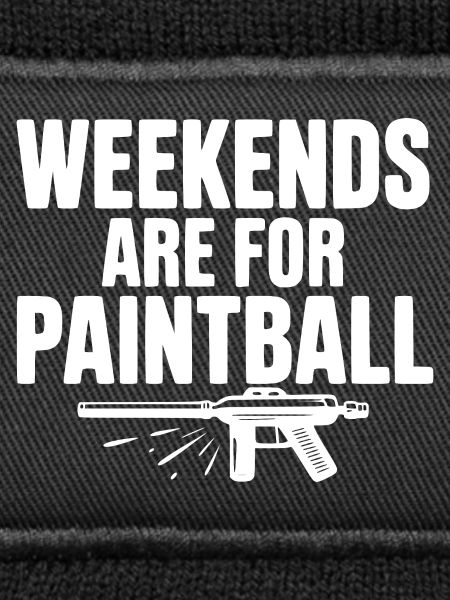 Wochenenden sind für Paintball