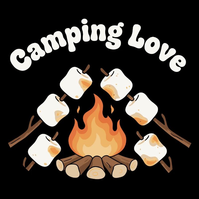 Lagerfeuer Liebe Marshmallows