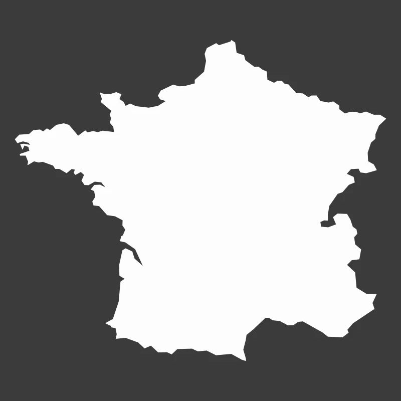 French Map Silhouette
