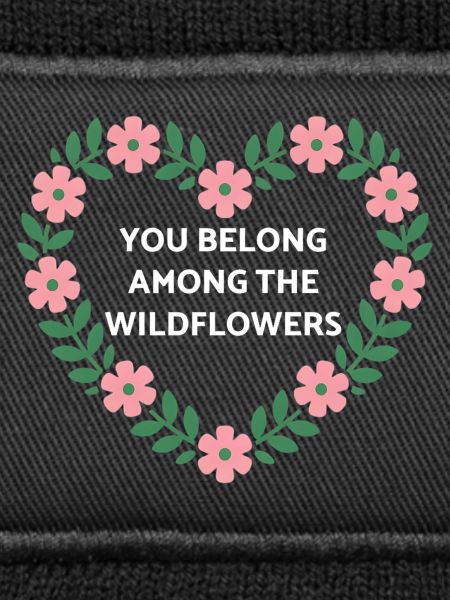 Wildflower Heart Message