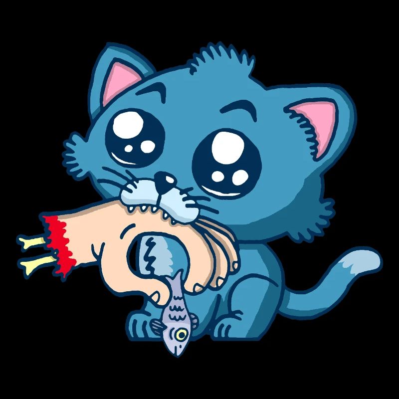 Chaton gourmand