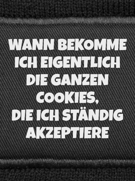 Accept Cookie – Funny Saying