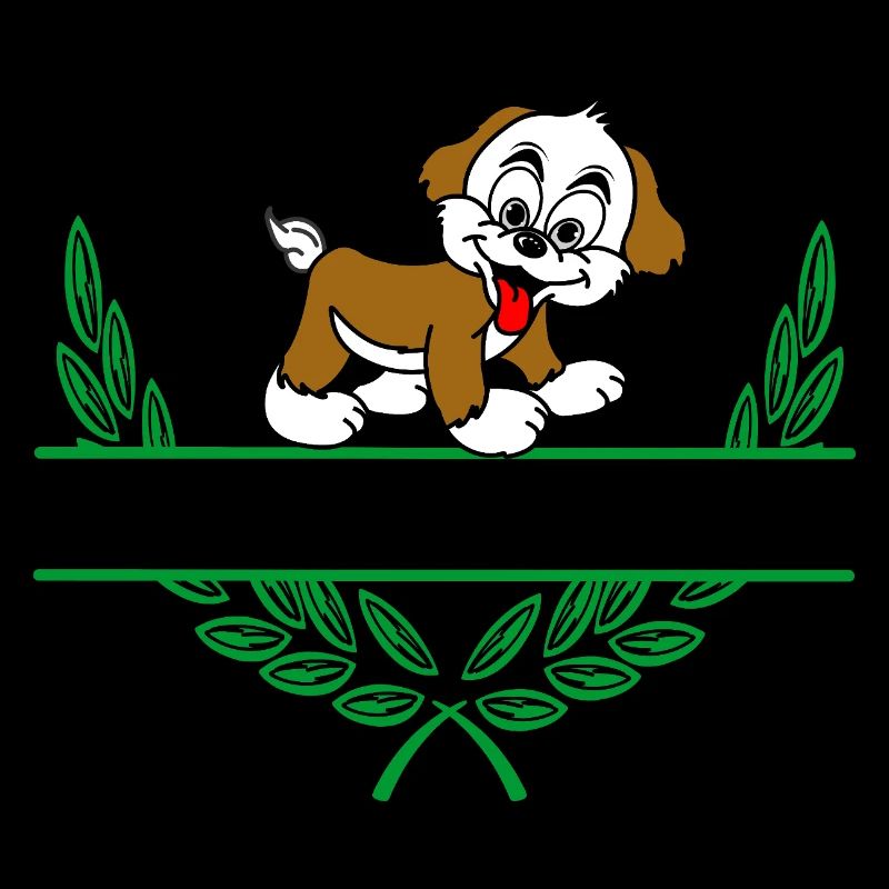 Doggie Laurel Wreath with Namespace