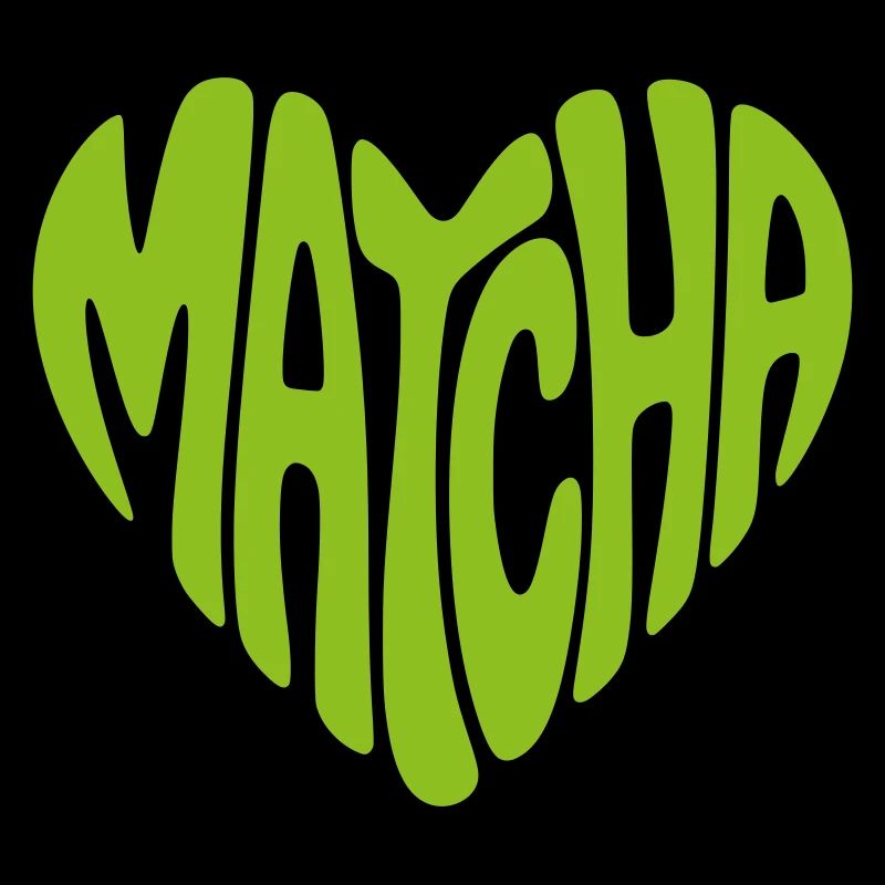 Forme de cœur matcha
