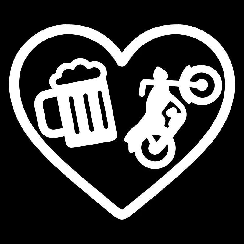 Heart Motorbike Bier